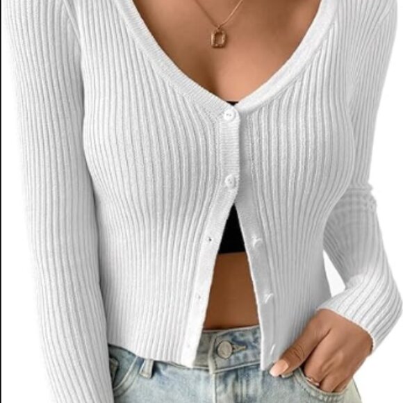 Banana Republic Cropped Cardigan - 100% merino wool - Picture 2 of 4